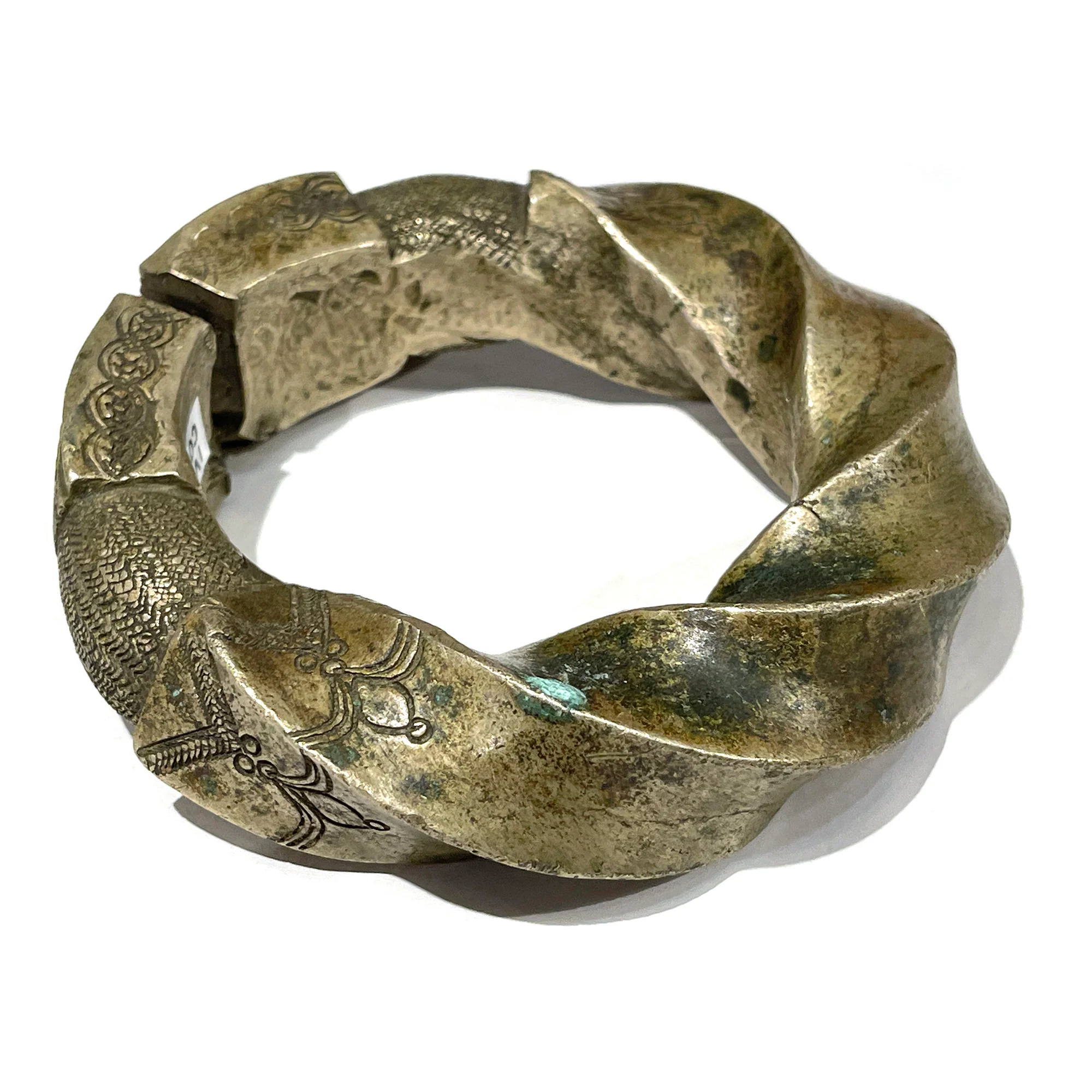 Extra Large Fine Djerma Dowry Currency Bangle from Nigeria - Image 3