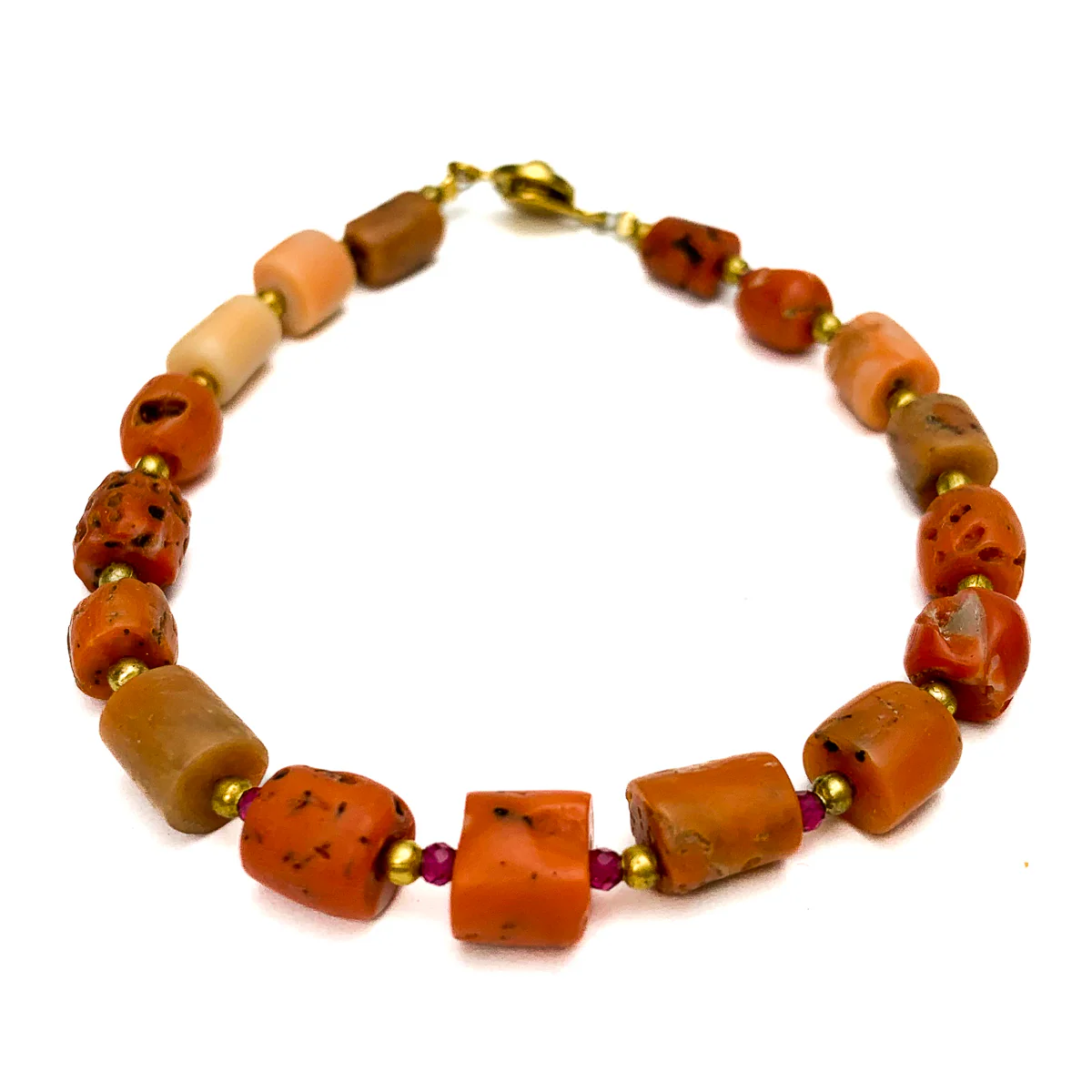Coral Bracelet, 5- 8mm - Image 3