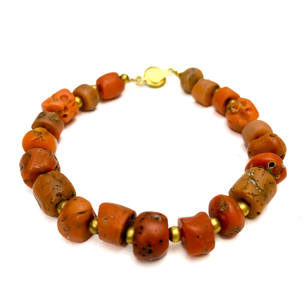 Coral Bracelet, 8 -9mm - Image 2
