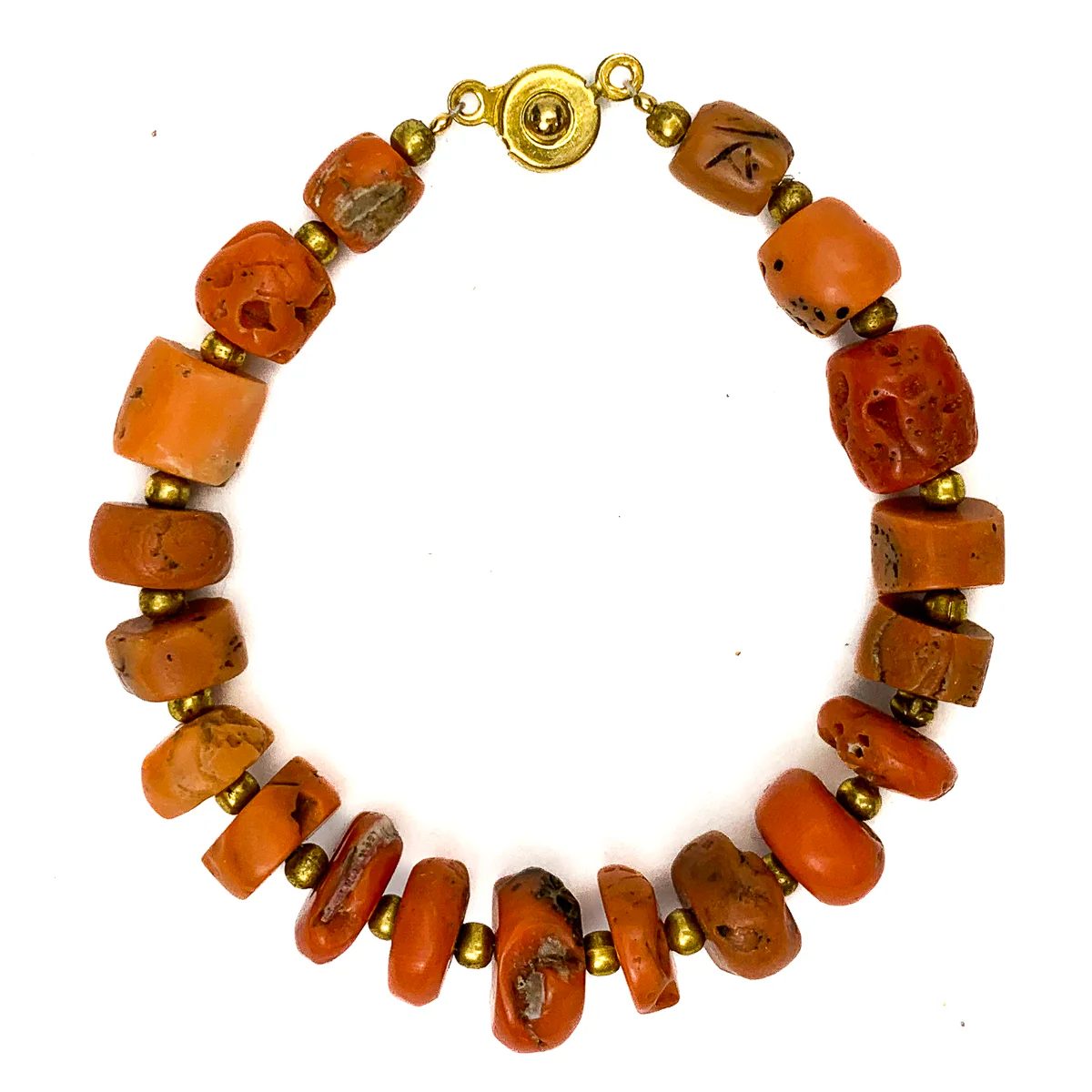 Coral Bracelet, Graduated 5-12mm - Image 2