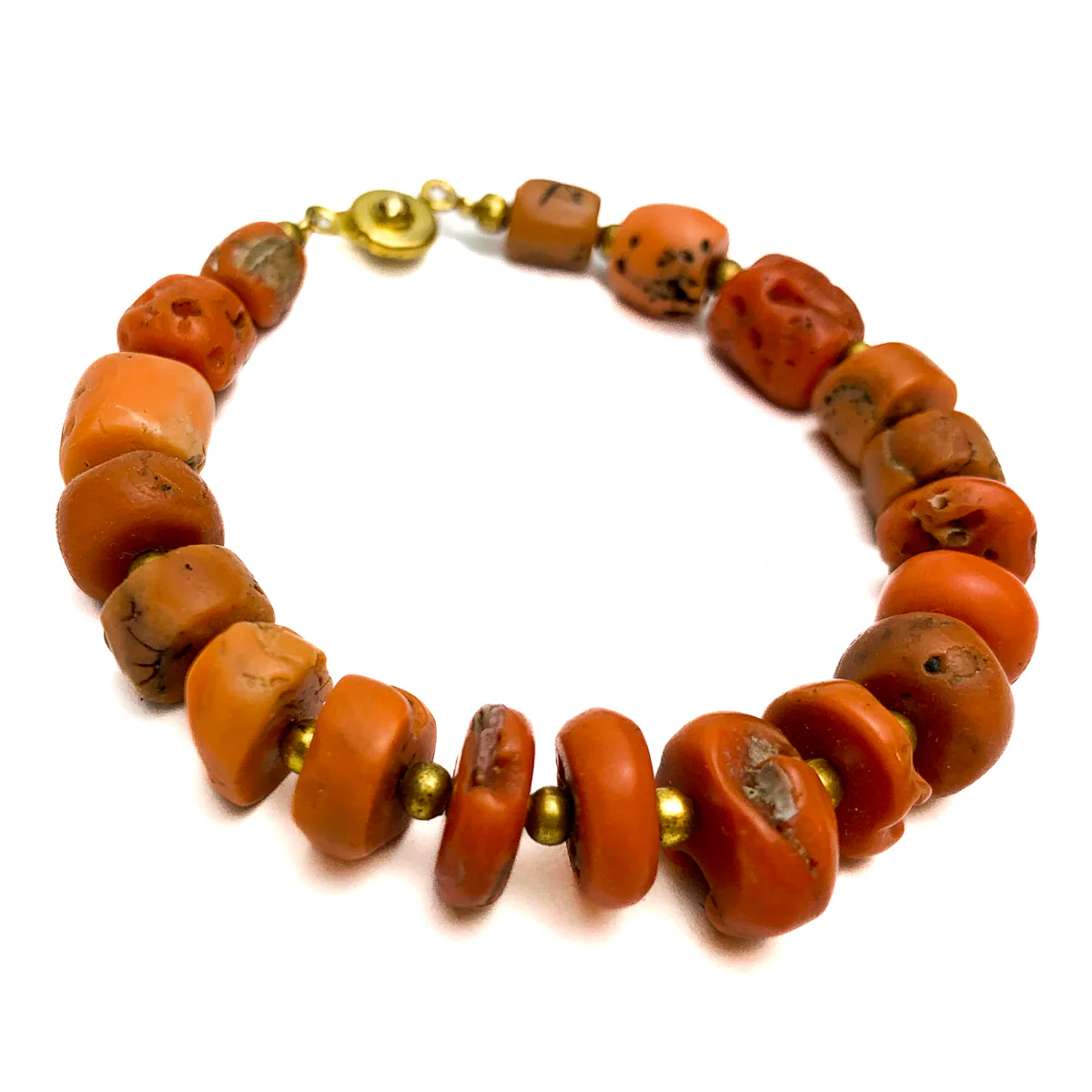 Coral Bracelet, Graduated 5-12mm - Image 3