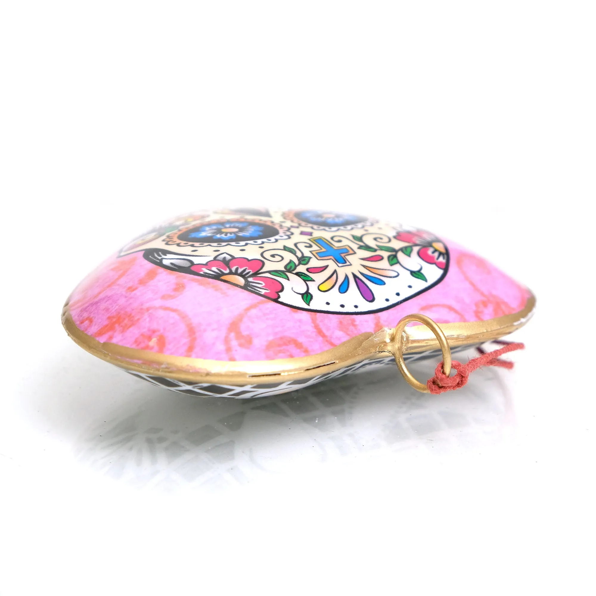 Loving Couple Picado Heart Ornament - Image 3