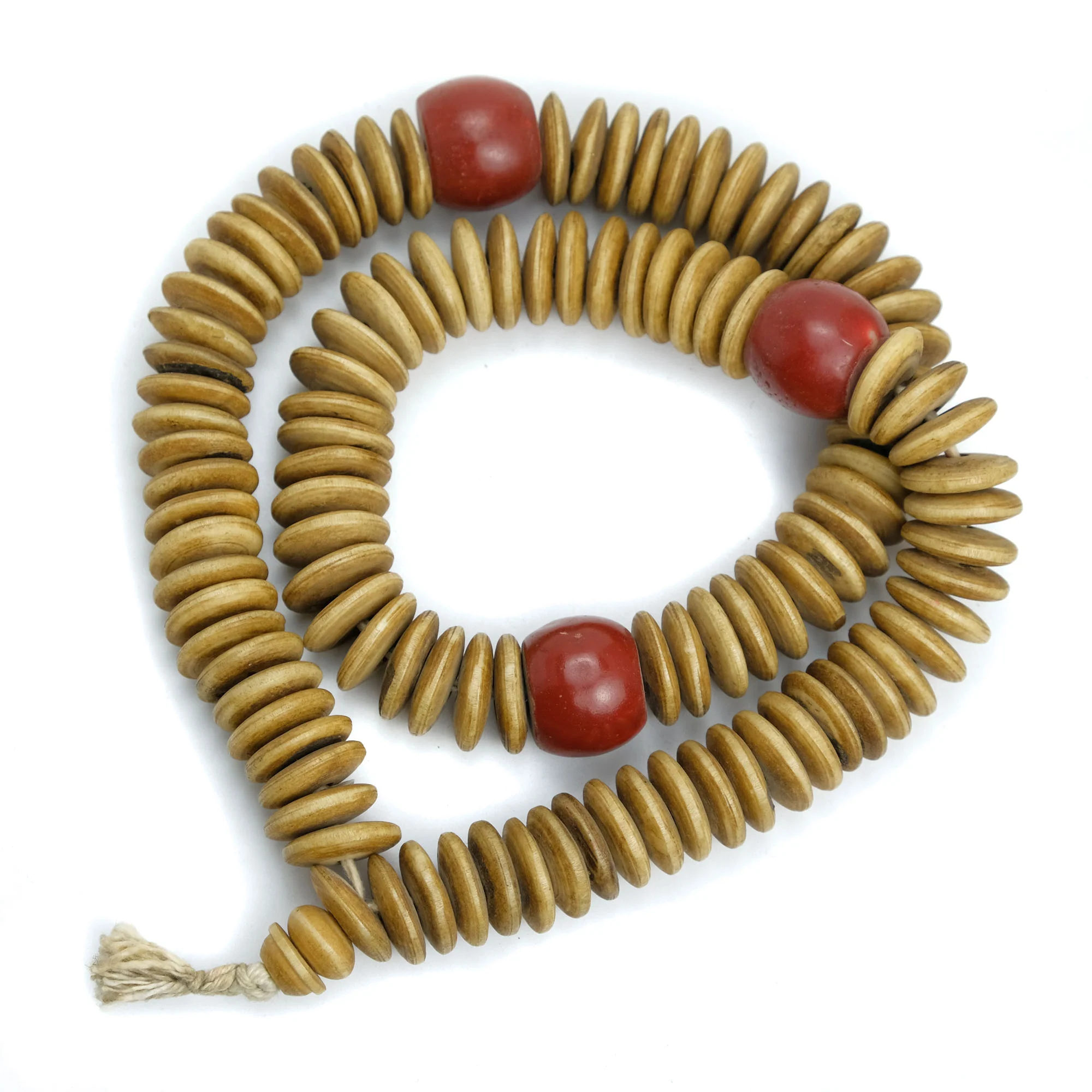 Cow Bone Disc Extra Large 21mm Mala - Image 2