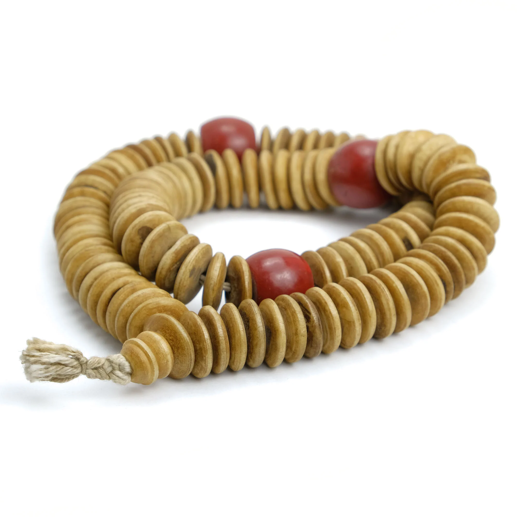 Cow Bone Disc Extra Large 21mm Mala - Image 3