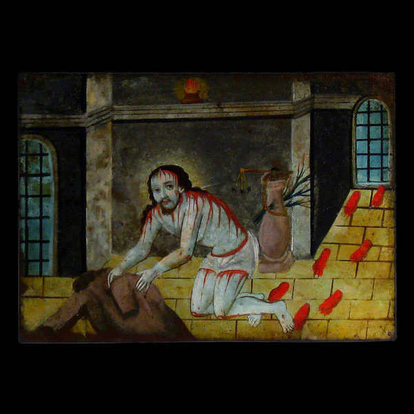 Cristo Recogiendo Su Ropa Despues de los Azotes Retablo by Concepción Ávila # 66 - Image 2