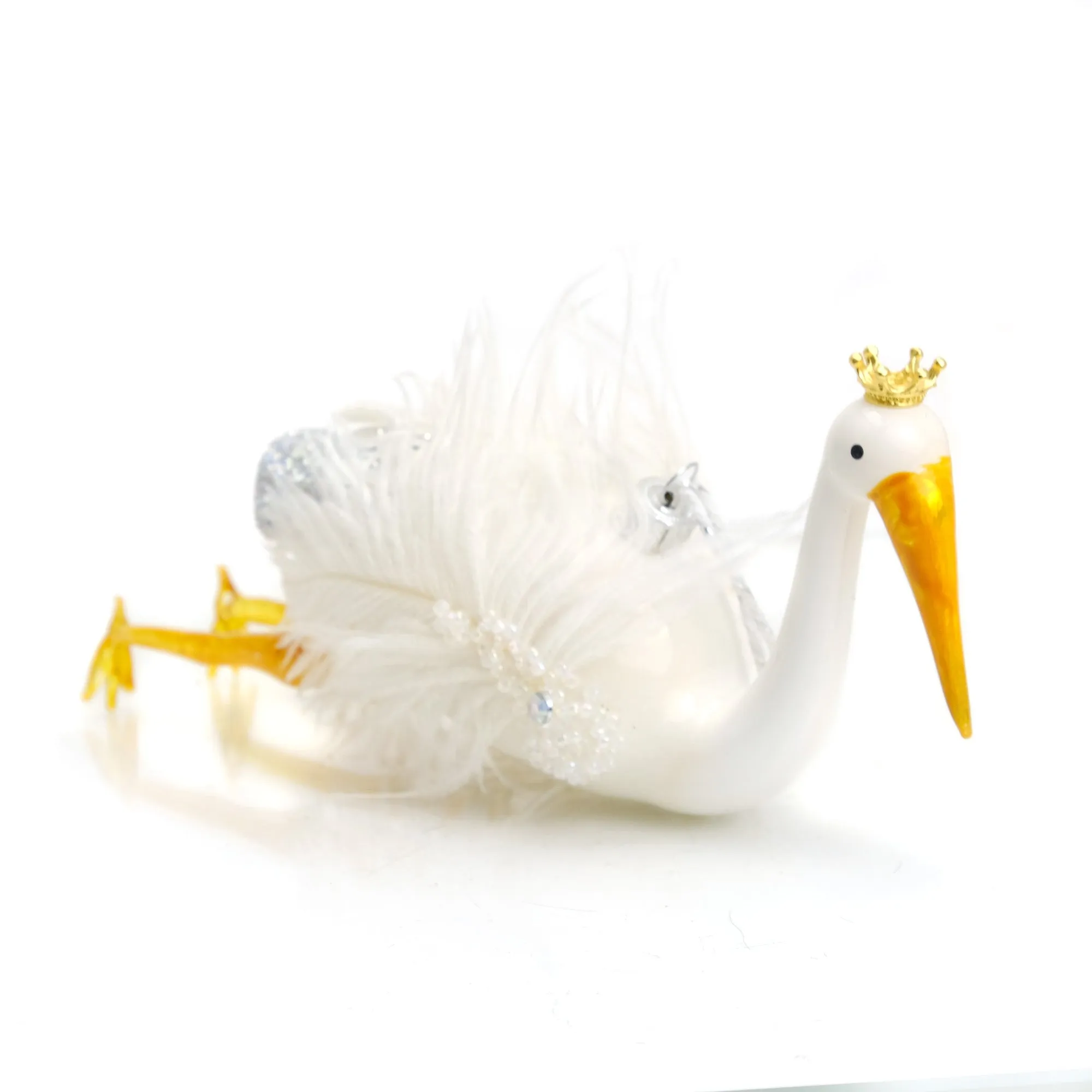 Crowned Stork Ornament - Image 2
