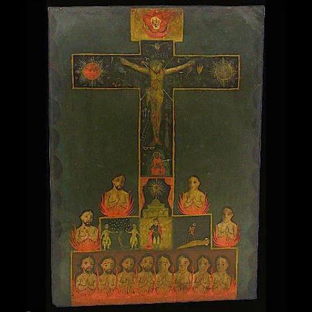 Cruz de las Animas Retablo #44 - Image 2