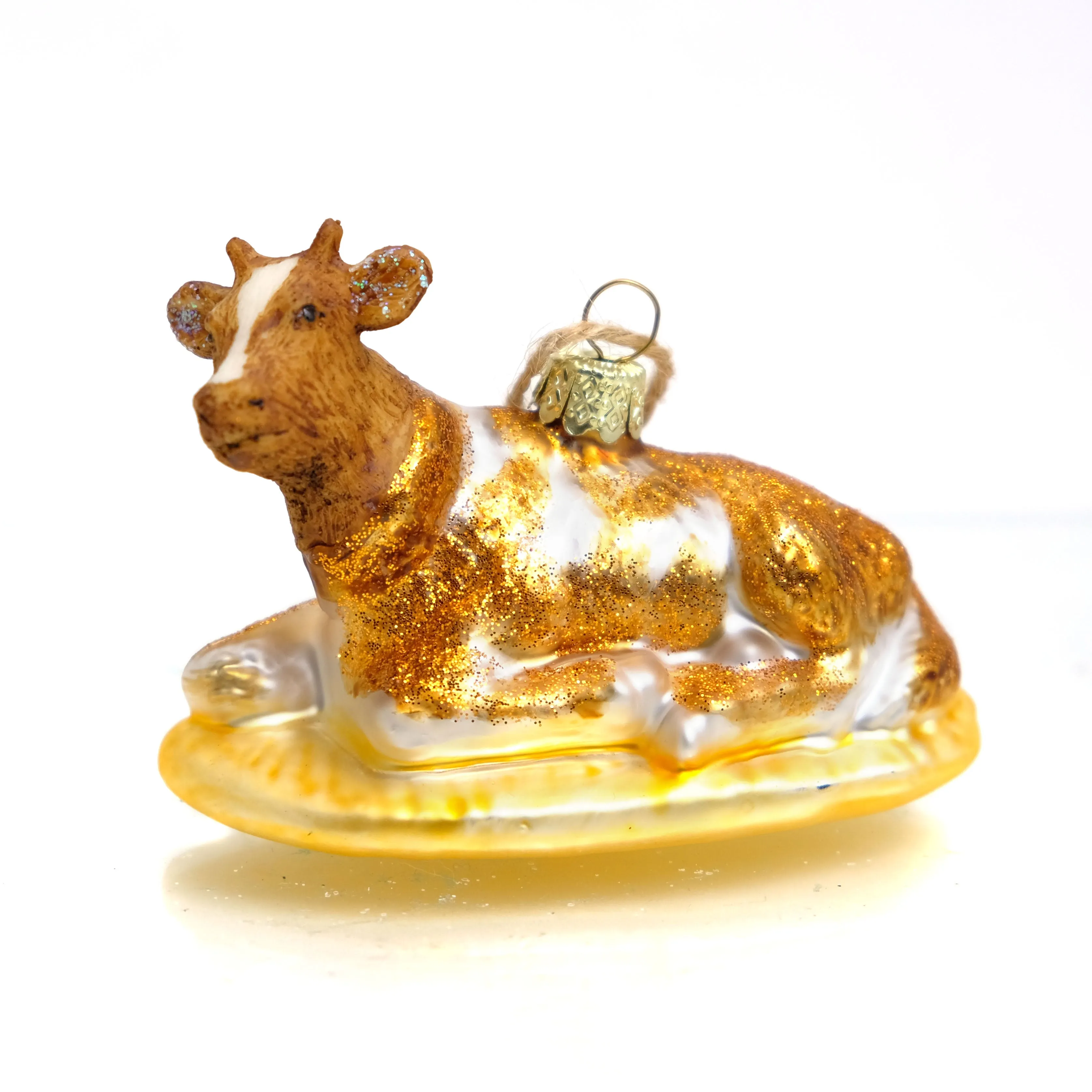 Dairy Cow Glass Ornament - Image 5