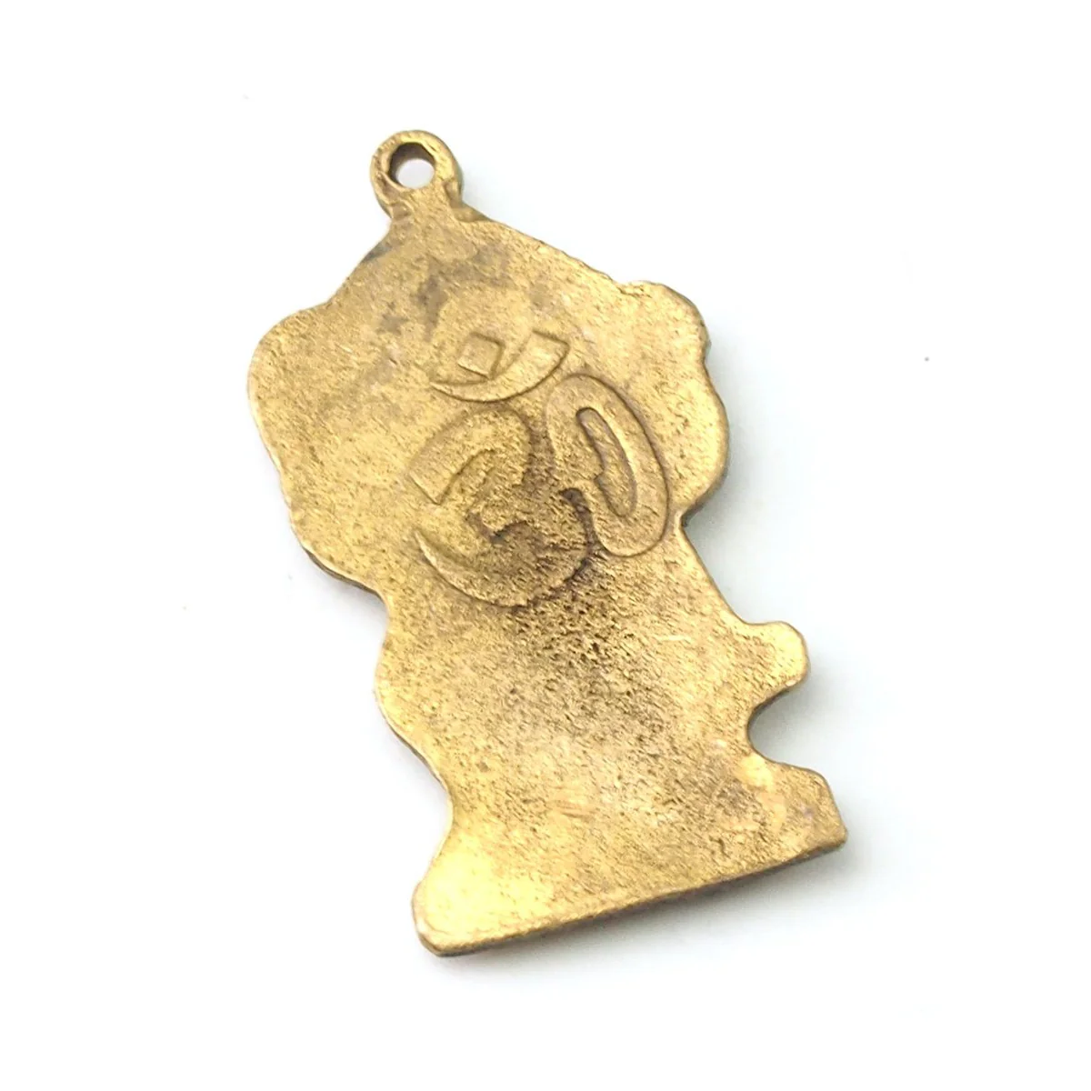 Dancing Ganesha Brass Pendant - Image 2