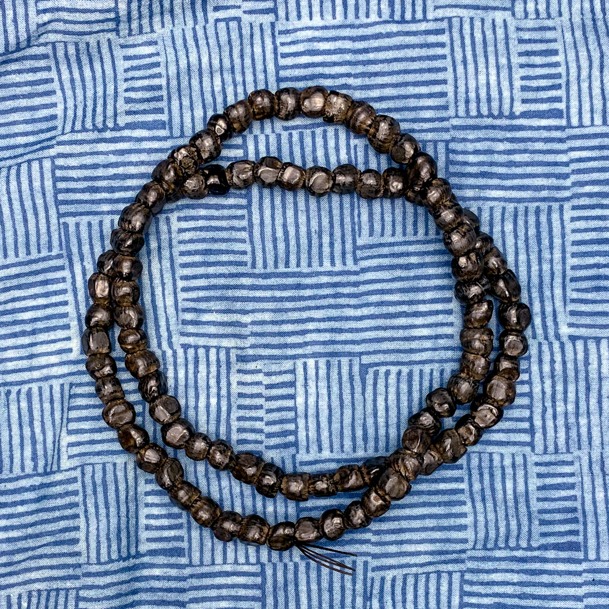 Antique Banana Seed Hilltribe Heirloom Beads, Thailand - Image 3