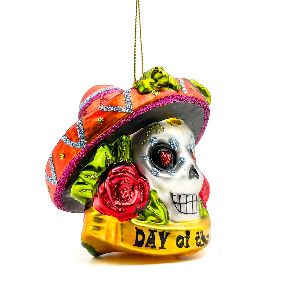 The Catrina Prefers Geckos Day of the Dead Ornament - Image 2