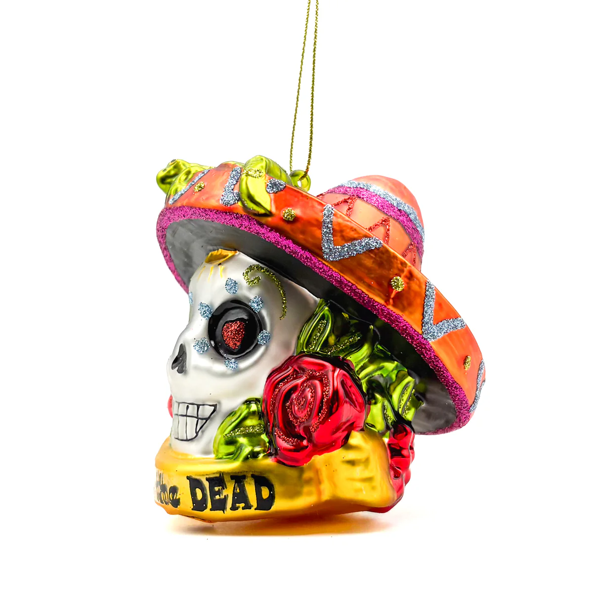 The Catrina Prefers Geckos Day of the Dead Ornament - Image 3