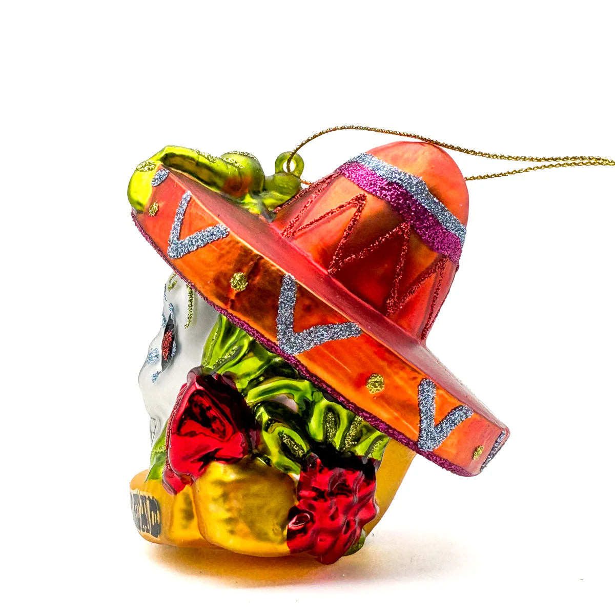 The Catrina Prefers Geckos Day of the Dead Ornament - Image 4