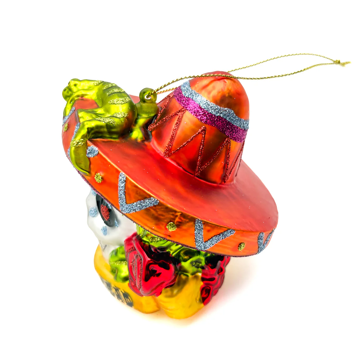 The Catrina Prefers Geckos Day of the Dead Ornament - Image 5