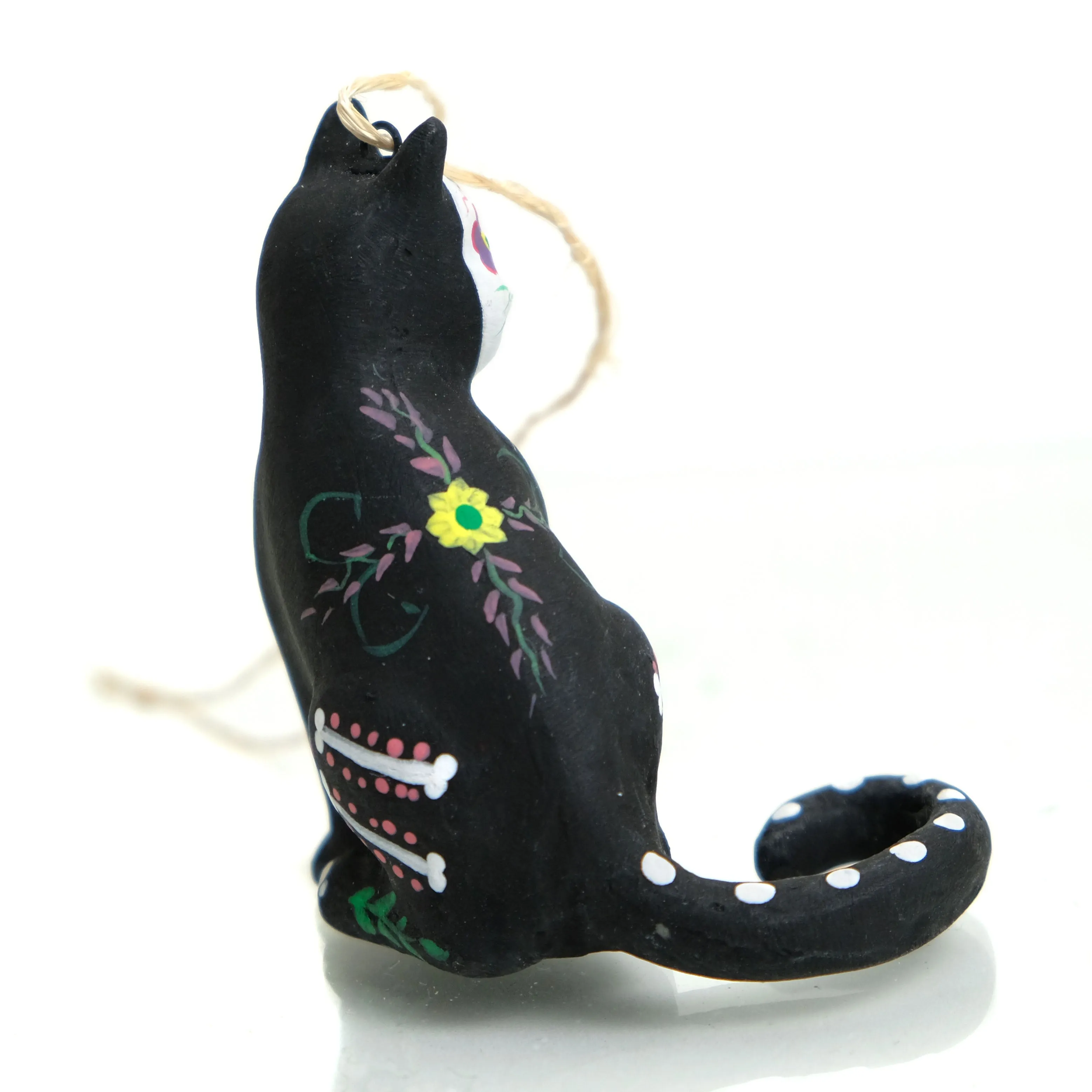 Dia De Los Muertos Cat Ornament - Image 3