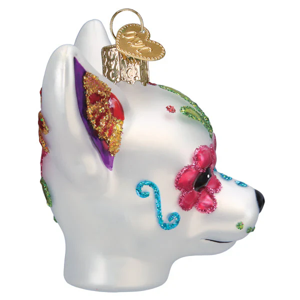 Dia De Los Muertos Chihuahua Dog Ornament - Image 3