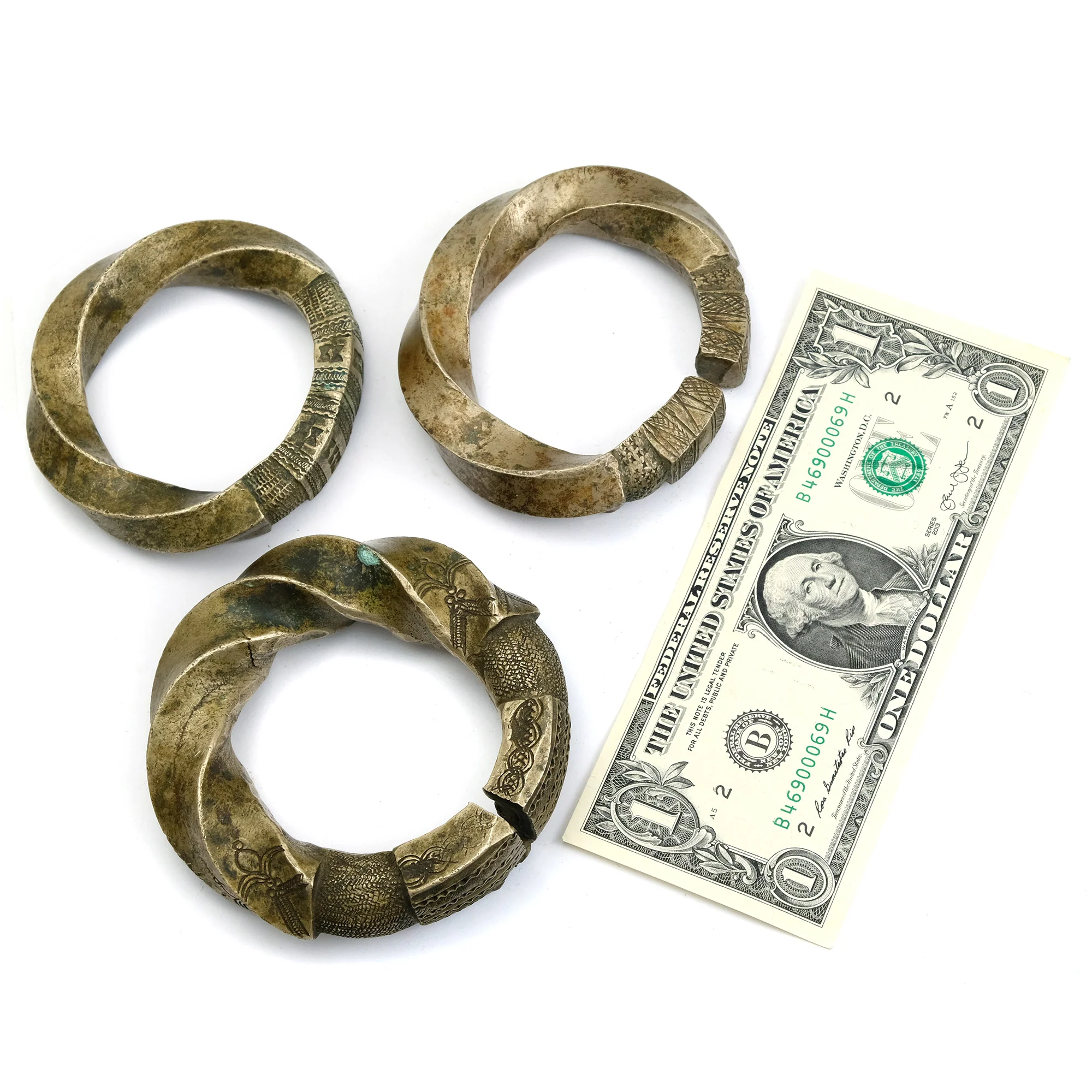 Djerma Spiraled Bangles Group from Nigeria - Image 2