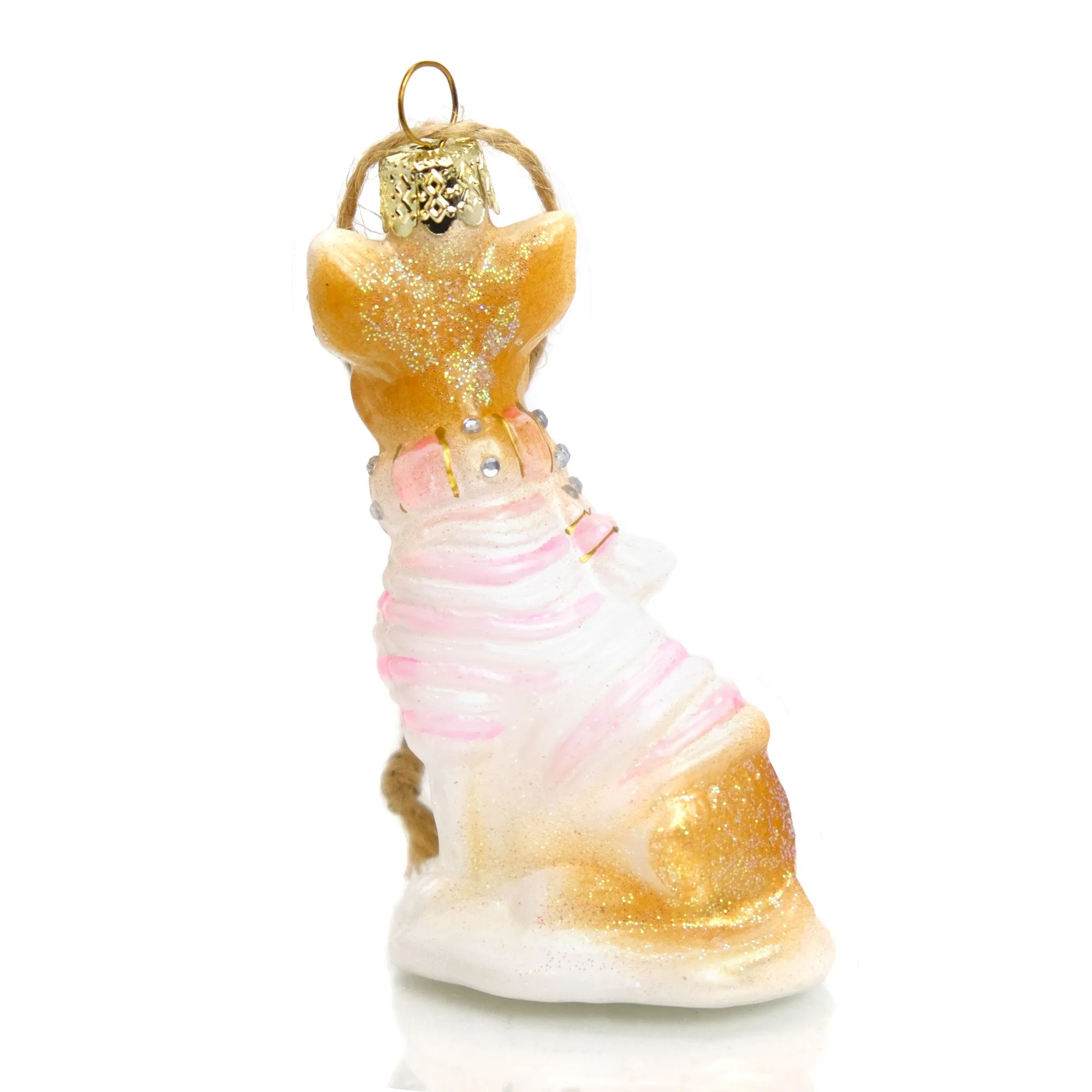 Bashful Corgi Pup Ornament - Image 2