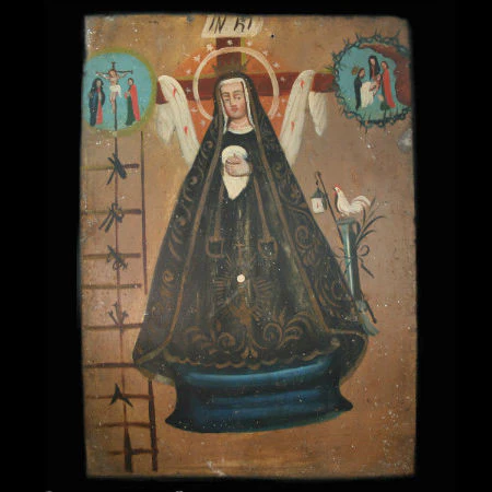 Dolorosa con los Símbolos de la Pasion by the "Skimpy Painter" Agustin Barajas #71 - Image 2