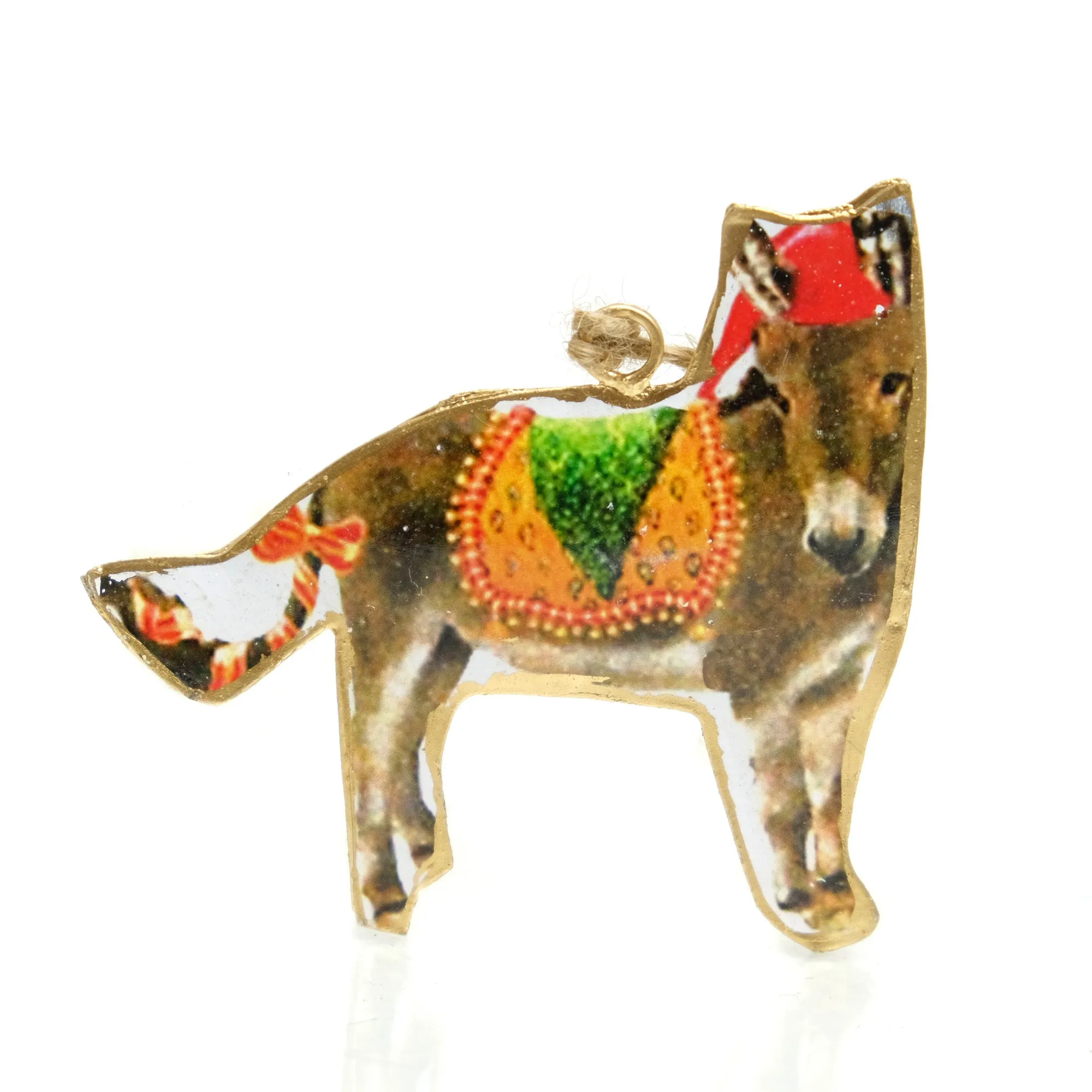 Donkey with Wreath Ornament - Image 2