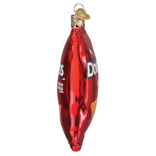 Doritos Nacho Cheese Chips Glass Ornament - Image 2