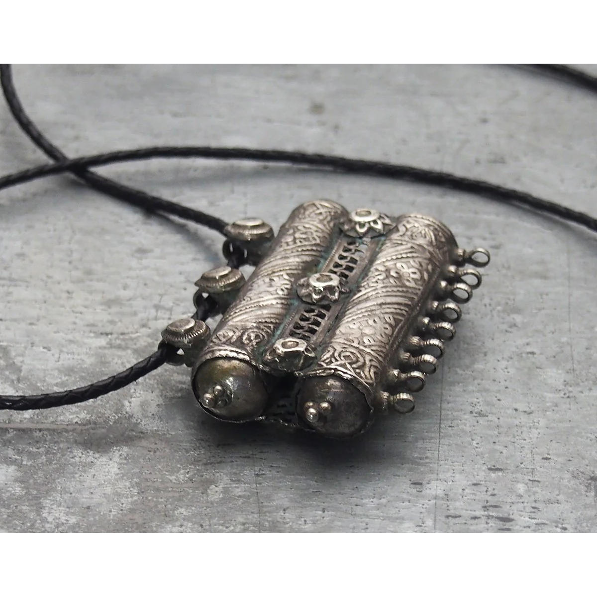 Double Tawidh Silver Pendant - Image 5