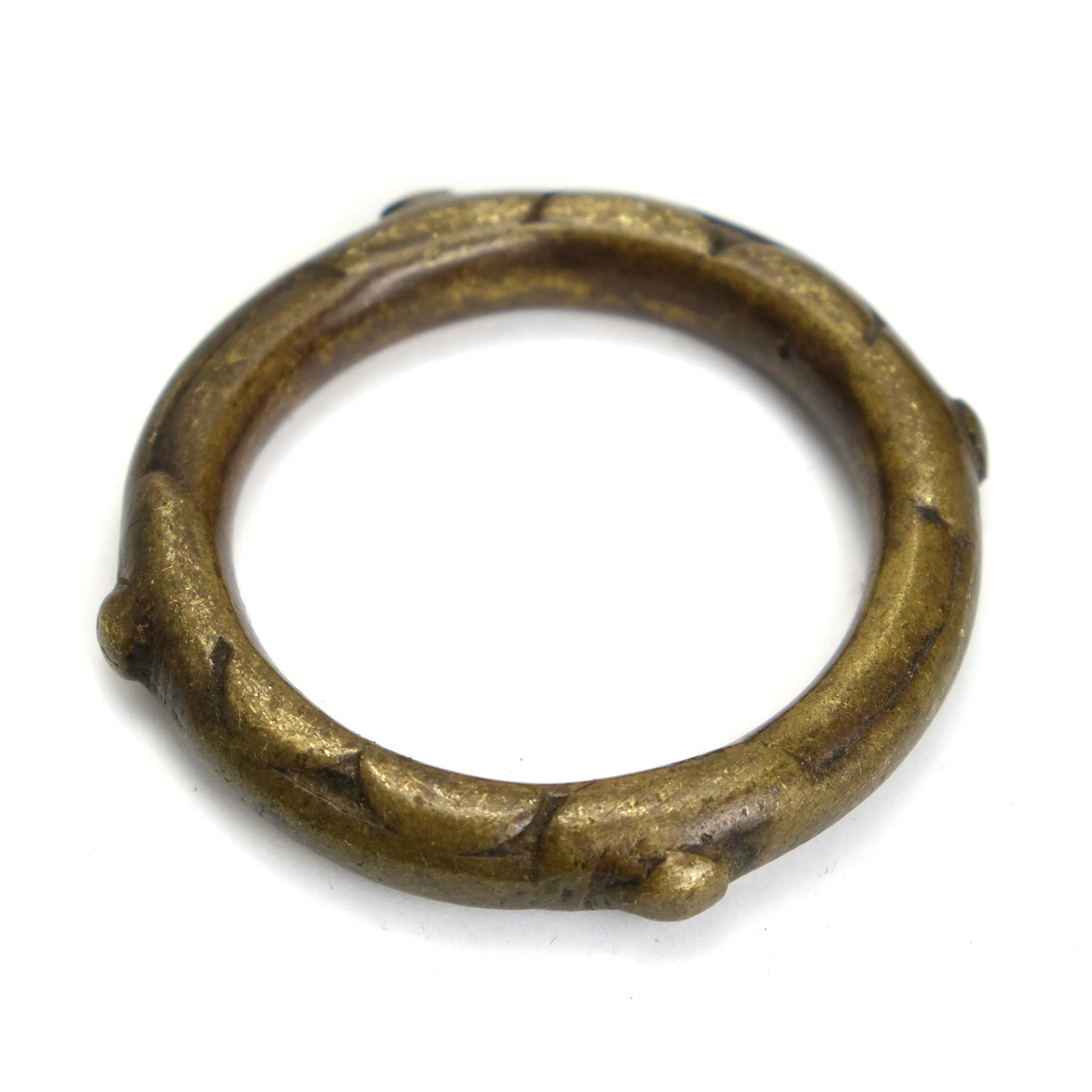 Dowry Wealth Currency Bangle Bracelets from Nigeria set of Four Bangles - Image 7