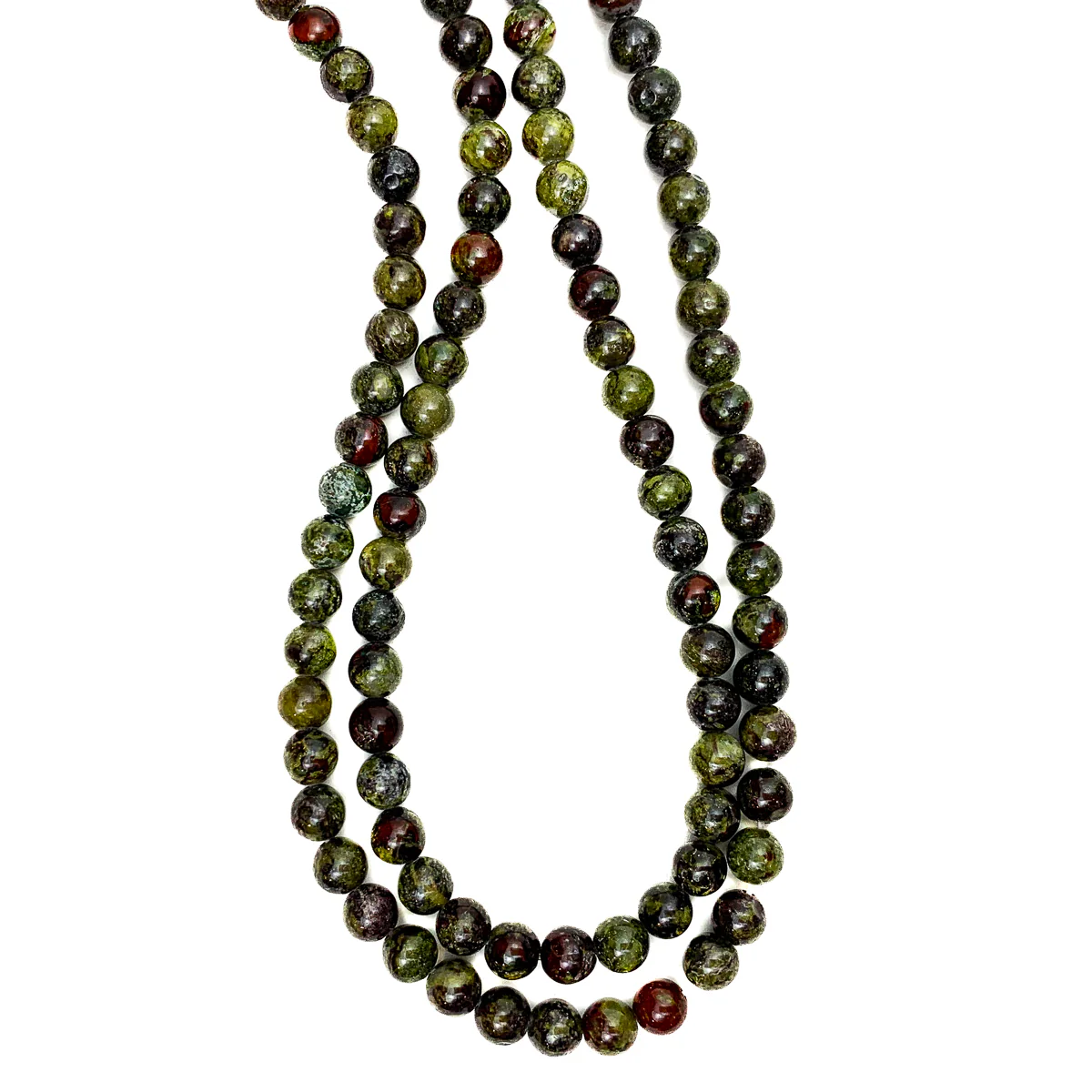 Dragon's Blood Jasper 6mm Round Bead Strand - Image 3