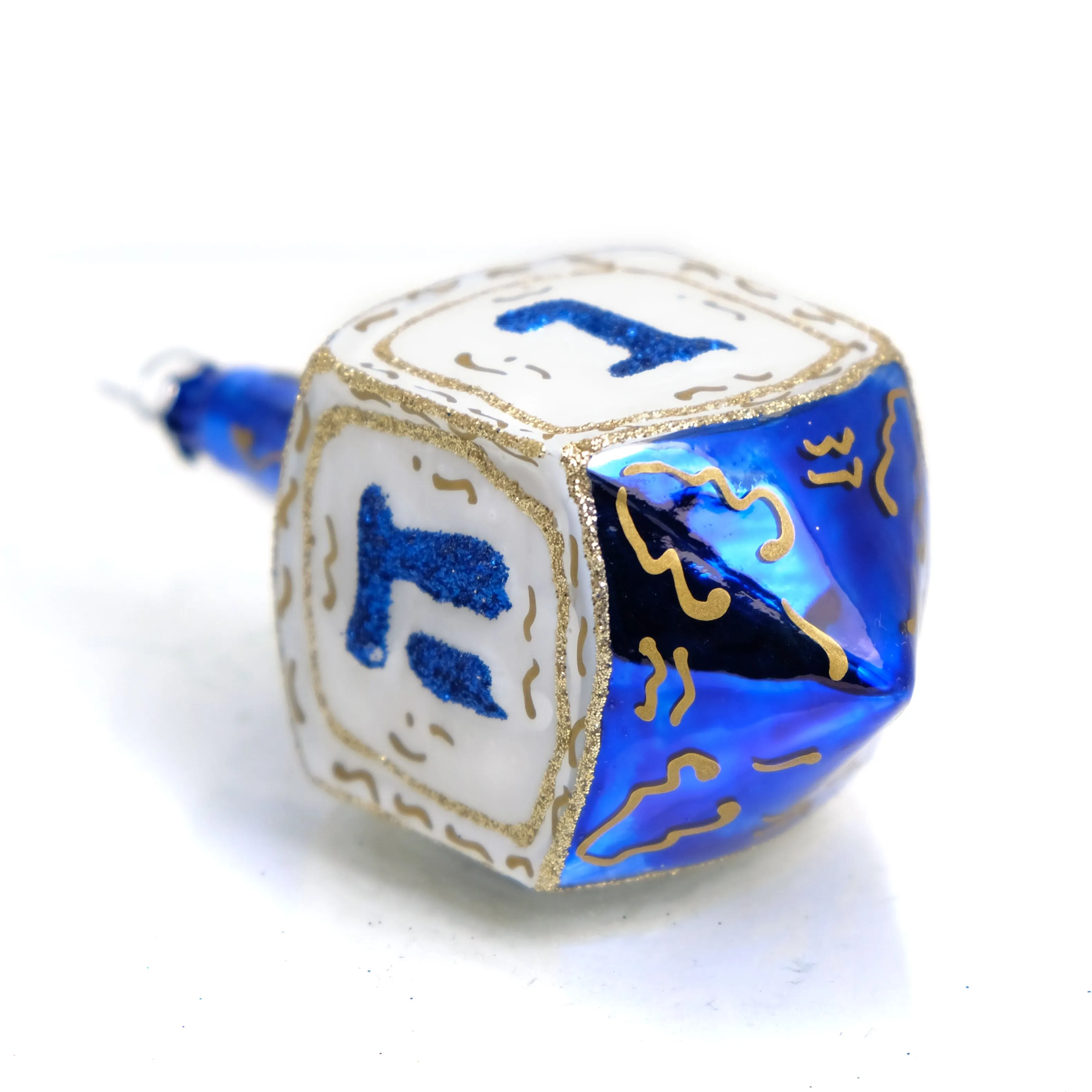 Dreidel Glass Ornament - Image 3