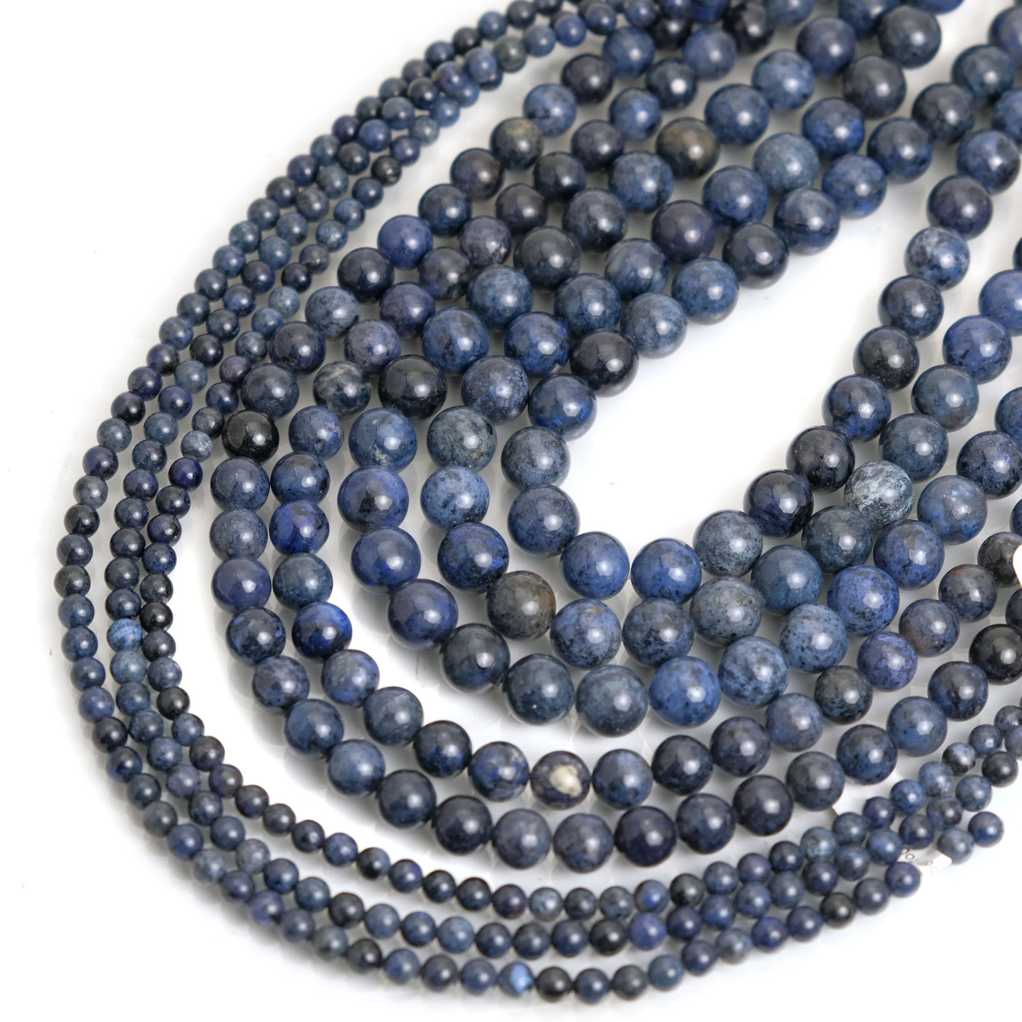 Dumortierite Smooth Rounds 6mm, 10mm, 12mm - Image 3