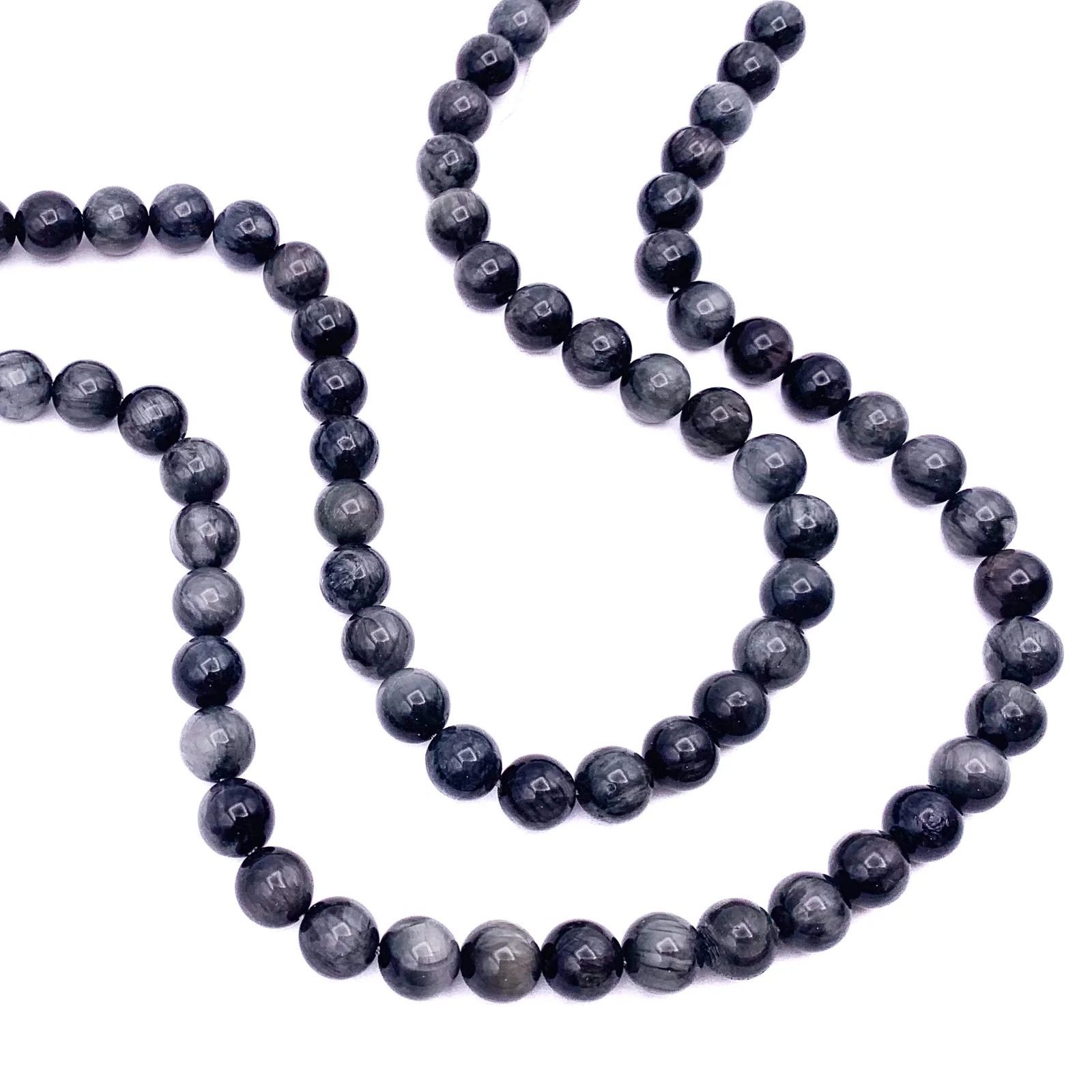 Eagle Eye 10mm Smooth Round Bead Strand - Image 5