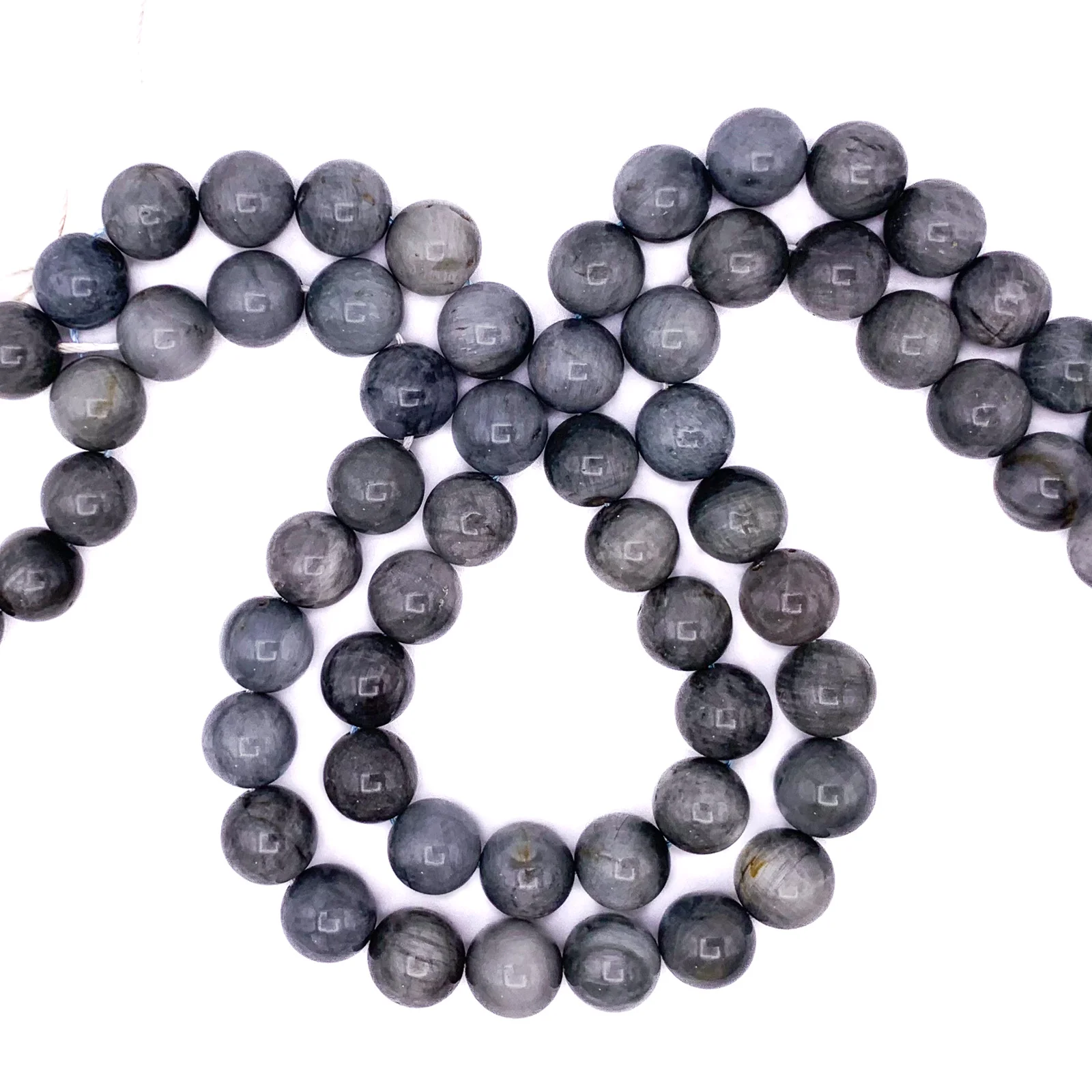 Eagle Eye 12mm Smooth Rounds Bead Strand - Image 5