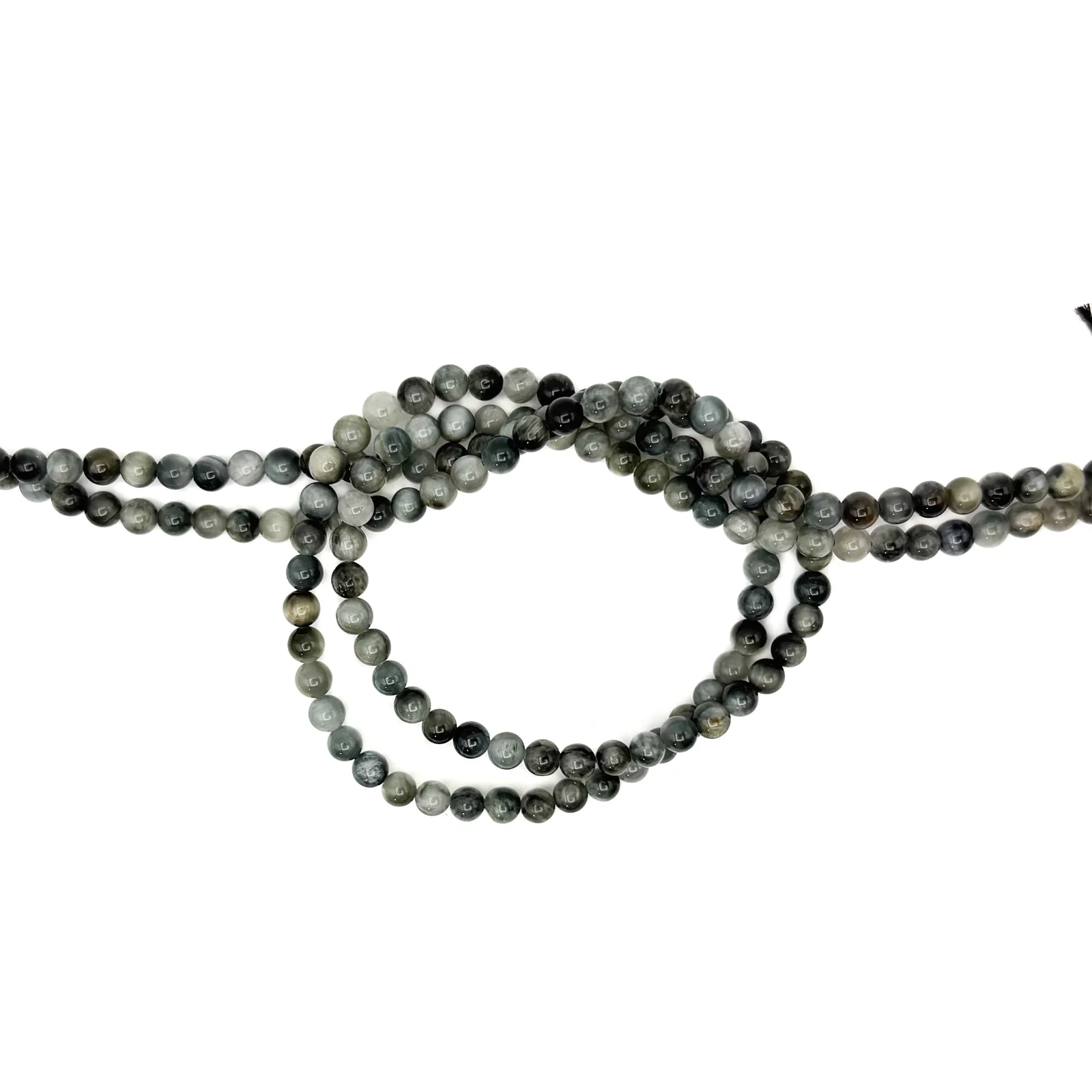 Eagle Eye 4.5mm Smooth Rounds Bead Strand - Image 6