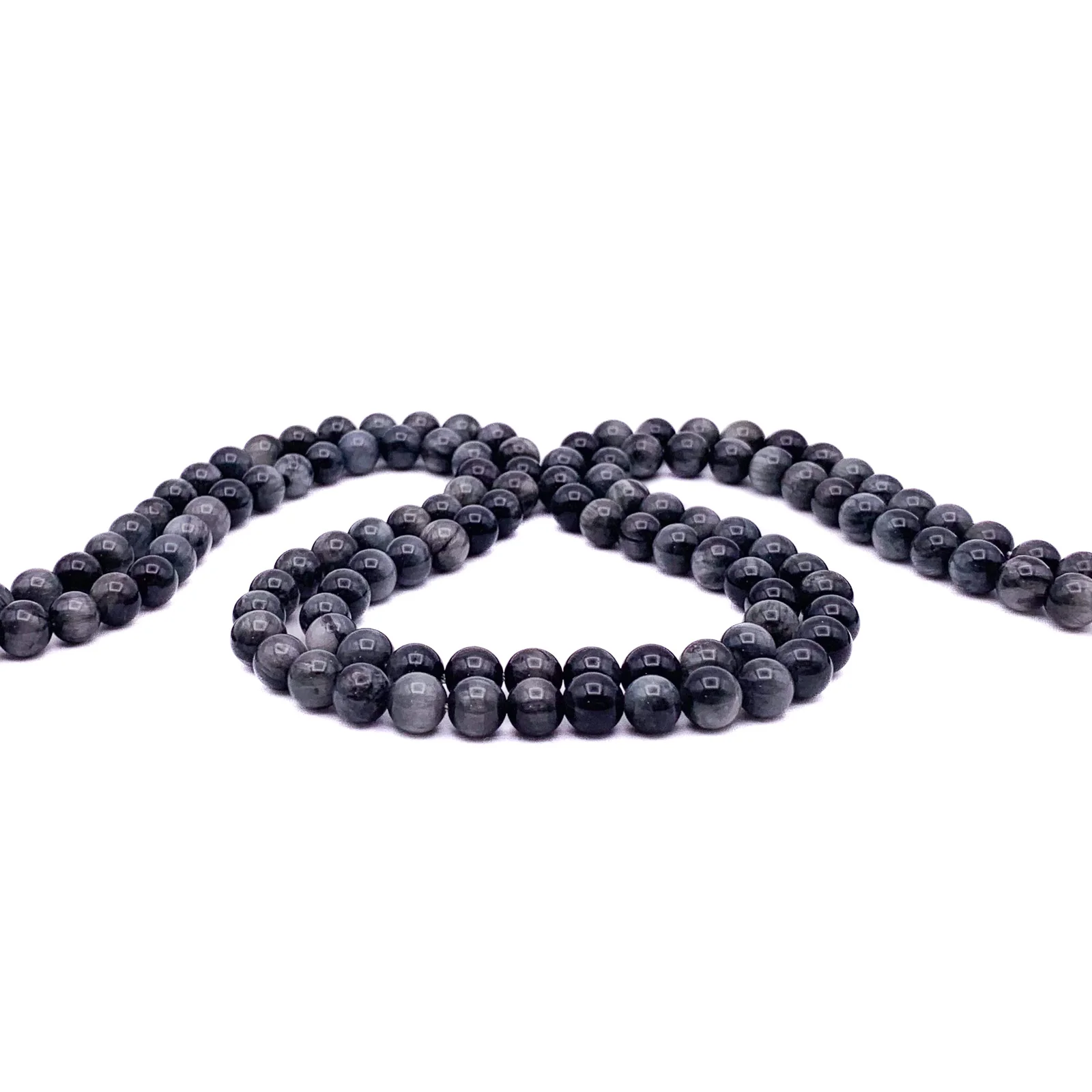 Eagle Eye 6.5mm Smooth Rounds Bead Strand - Image 3