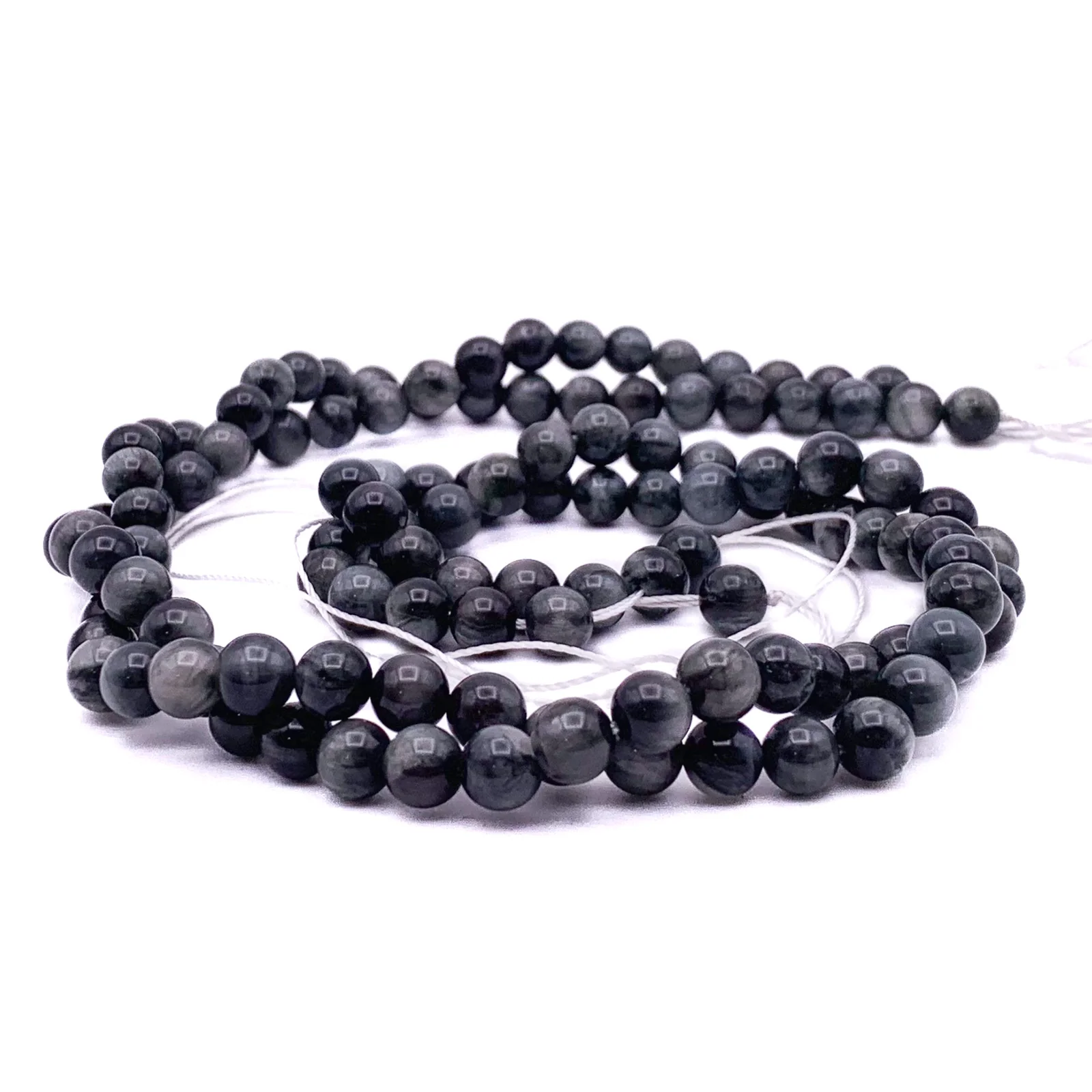 Eagle Eye 6.5mm Smooth Rounds Bead Strand - Image 6