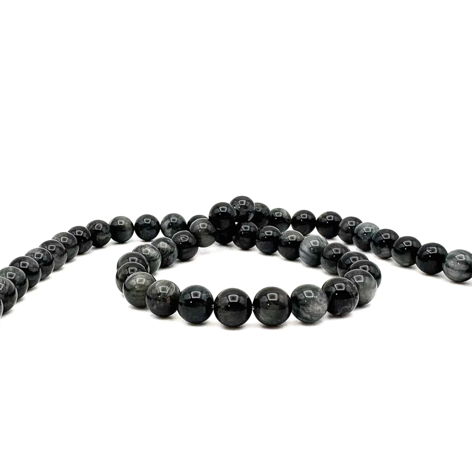 Eagle Eye 8mm AAA Smooth Rounds Bead Strand - Image 4