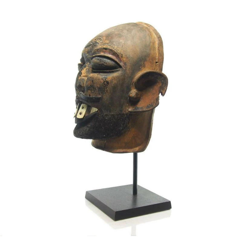 Early 20th Century Makua Male Initiation Mask - Image 3