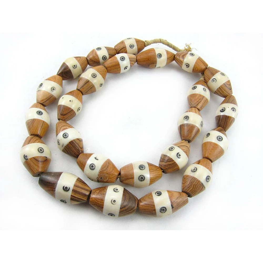 Ebony / Cow Bone Beads From Kenya - Image 3
