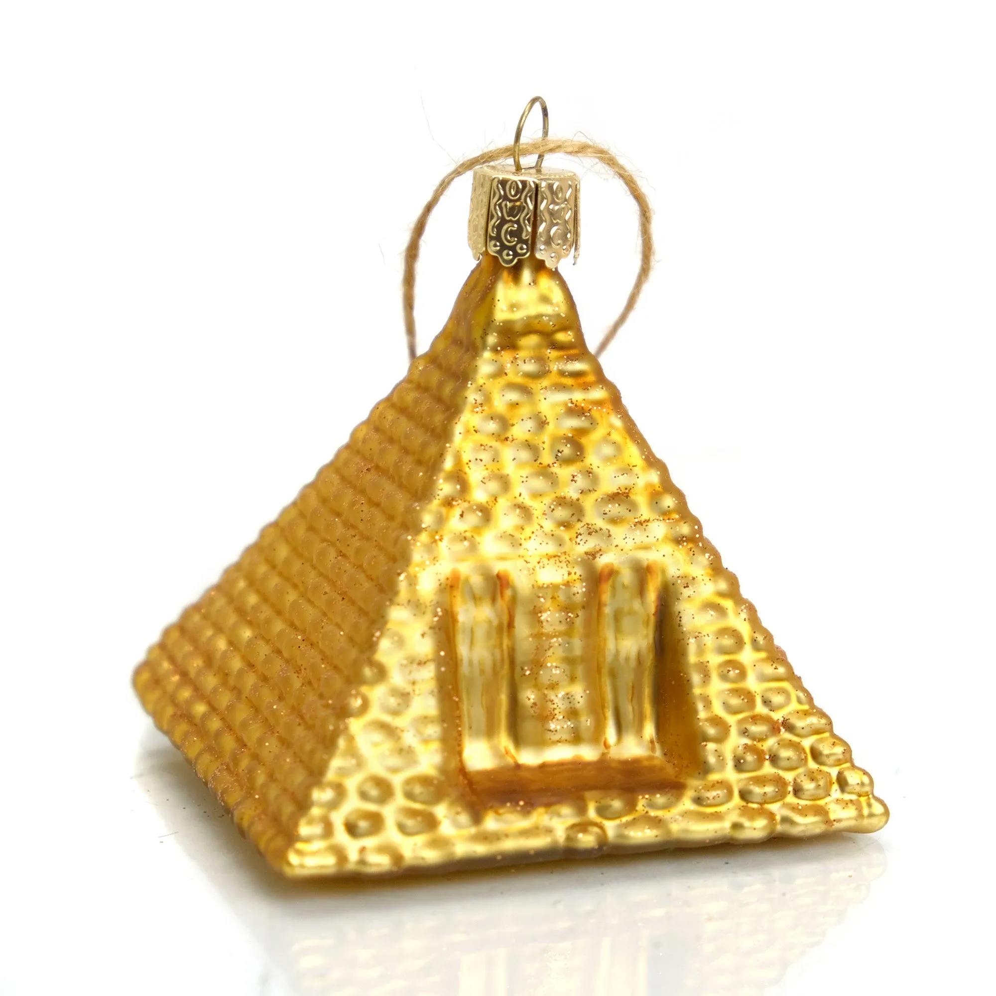 Egyptian Golden Pyramid Ornament - Image 2