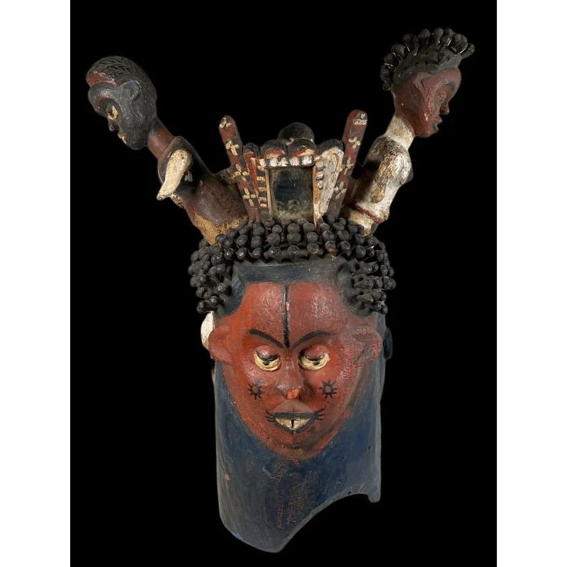 Ekoi Helmet Dance Mask, Nigeria #1149 PROVENANCE - Image 2