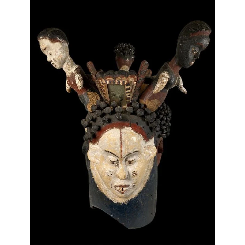 Ekoi Helmet Dance Mask, Nigeria #1149 PROVENANCE - Image 3