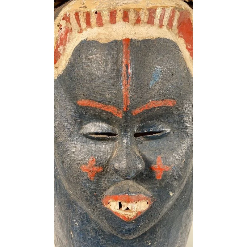 Ekoi Helmet Dance Mask, Nigeria #1149 PROVENANCE - Image 4