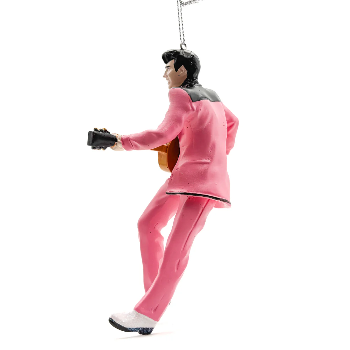 Elvis in Pink Suit with Guitar Ornament - Image 3