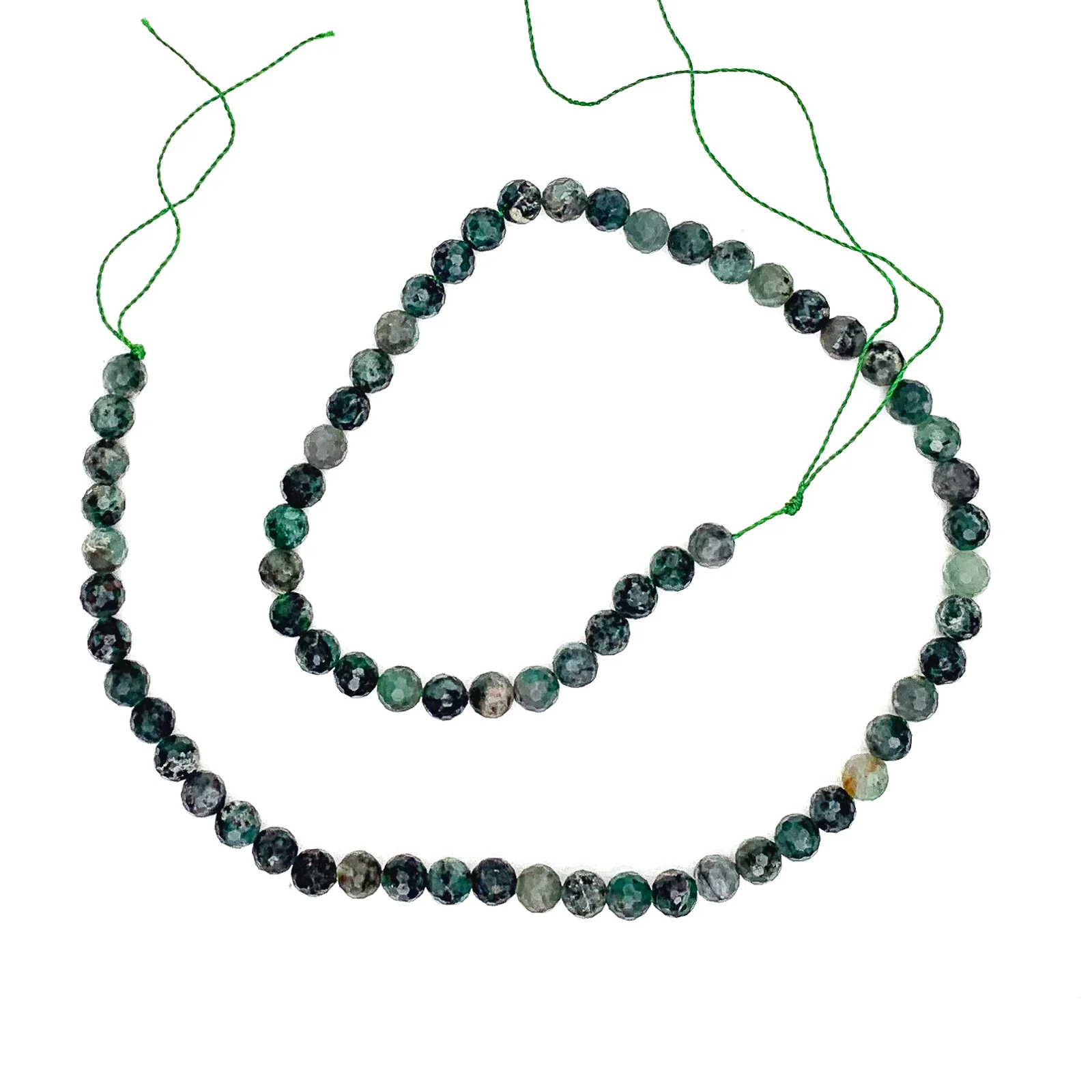 Emerald 6mm Faceted Rounds - Image 4