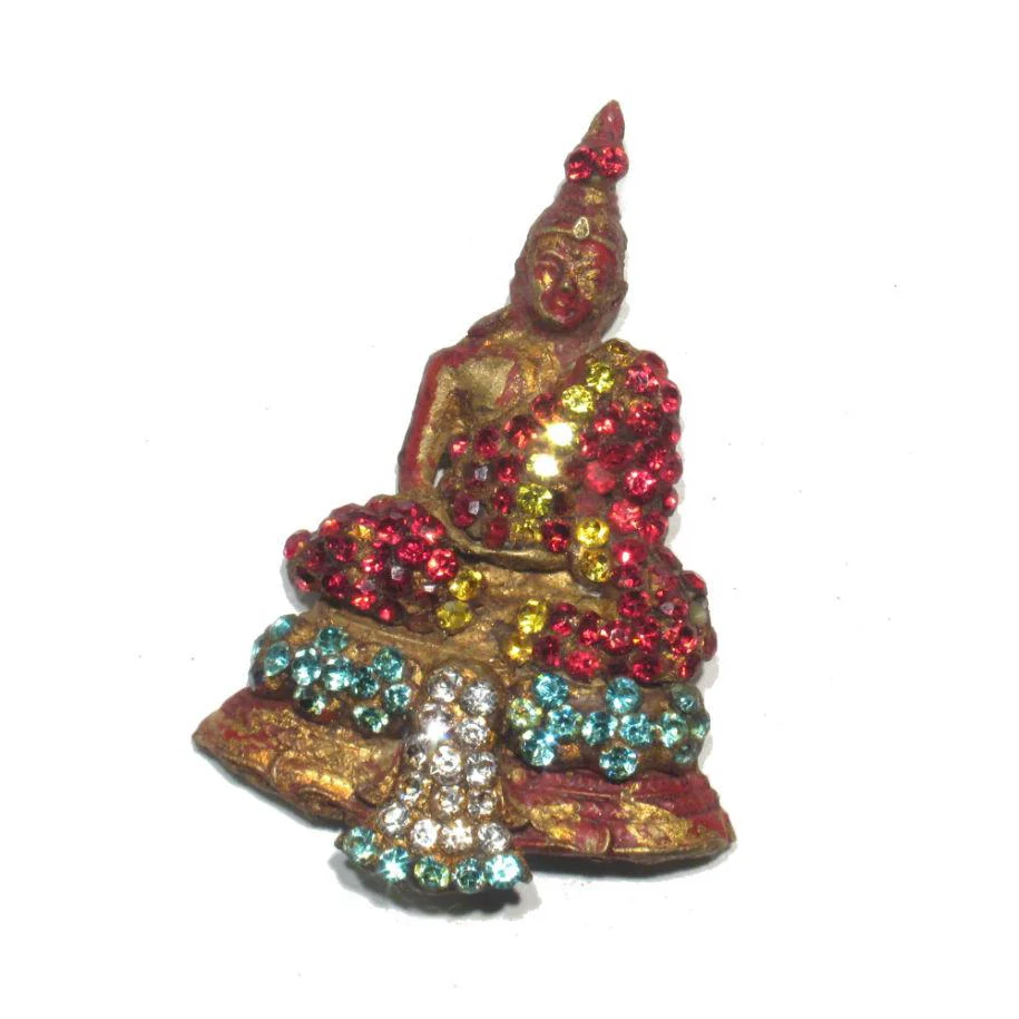 Buddha "Three Seasons" Jeweled Amulet - Image 2