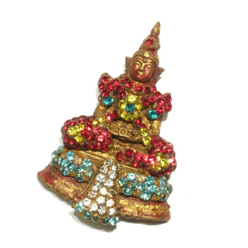 Buddha "Three Seasons" Jeweled Amulet - Image 4