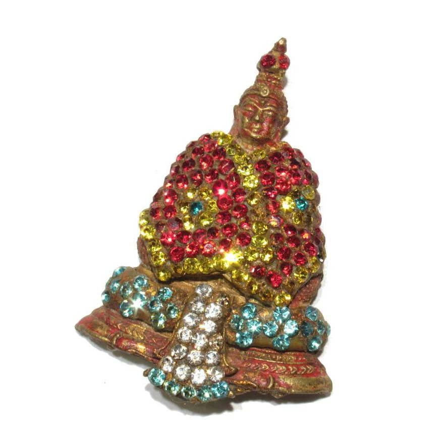 Buddha "Three Seasons" Jeweled Amulet - Image 6