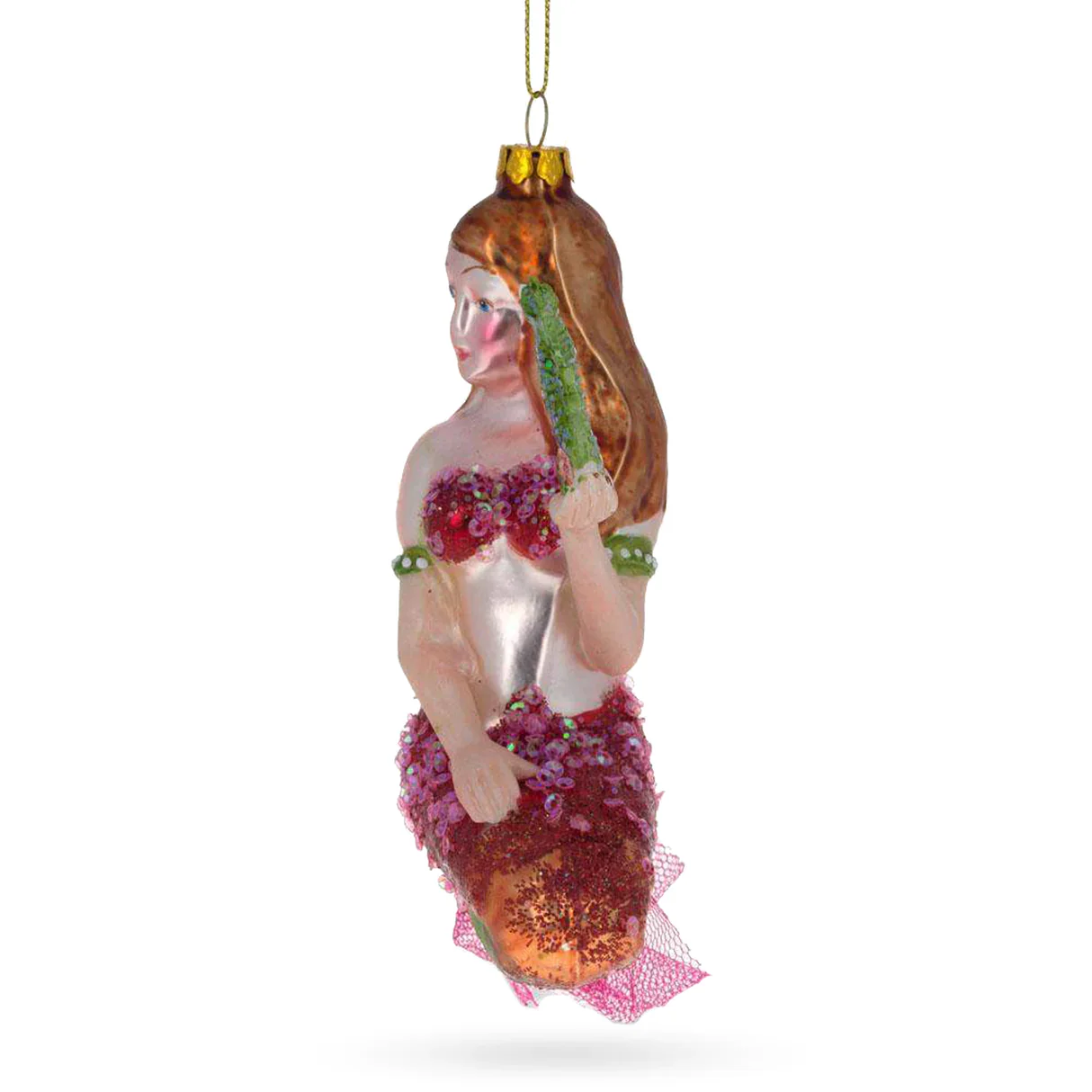 Enchanted Mermaid with Seahorse Advisor Ornament PS - Image 2