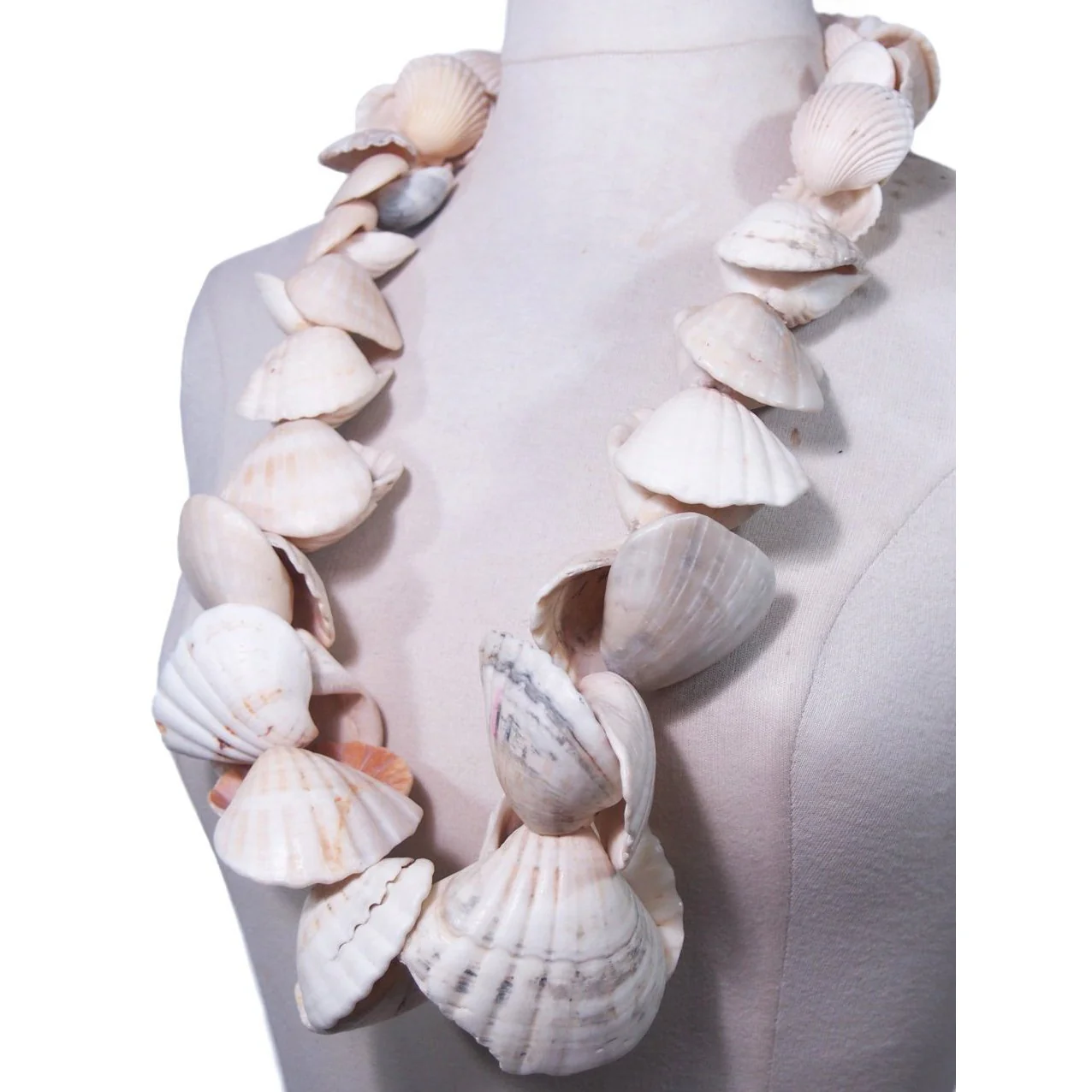 Ensemble 17: Karen Hilltribe Tasseled Heirloom Cloth with Shell Currency Antique Necklace From Mali, West Africa - Each Item Sold Separately - Image 11