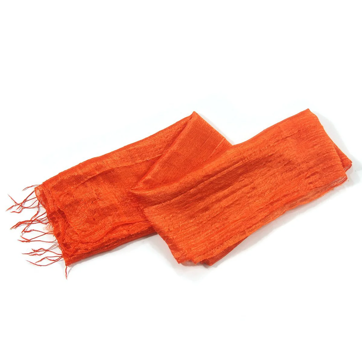 Ensemble 18: Thai Hilltribe "Married Women's" 96 Strand Pompom Necklace with Viet and Thai 100% Silk Shawls - Each Item Sold Separately - Image 6